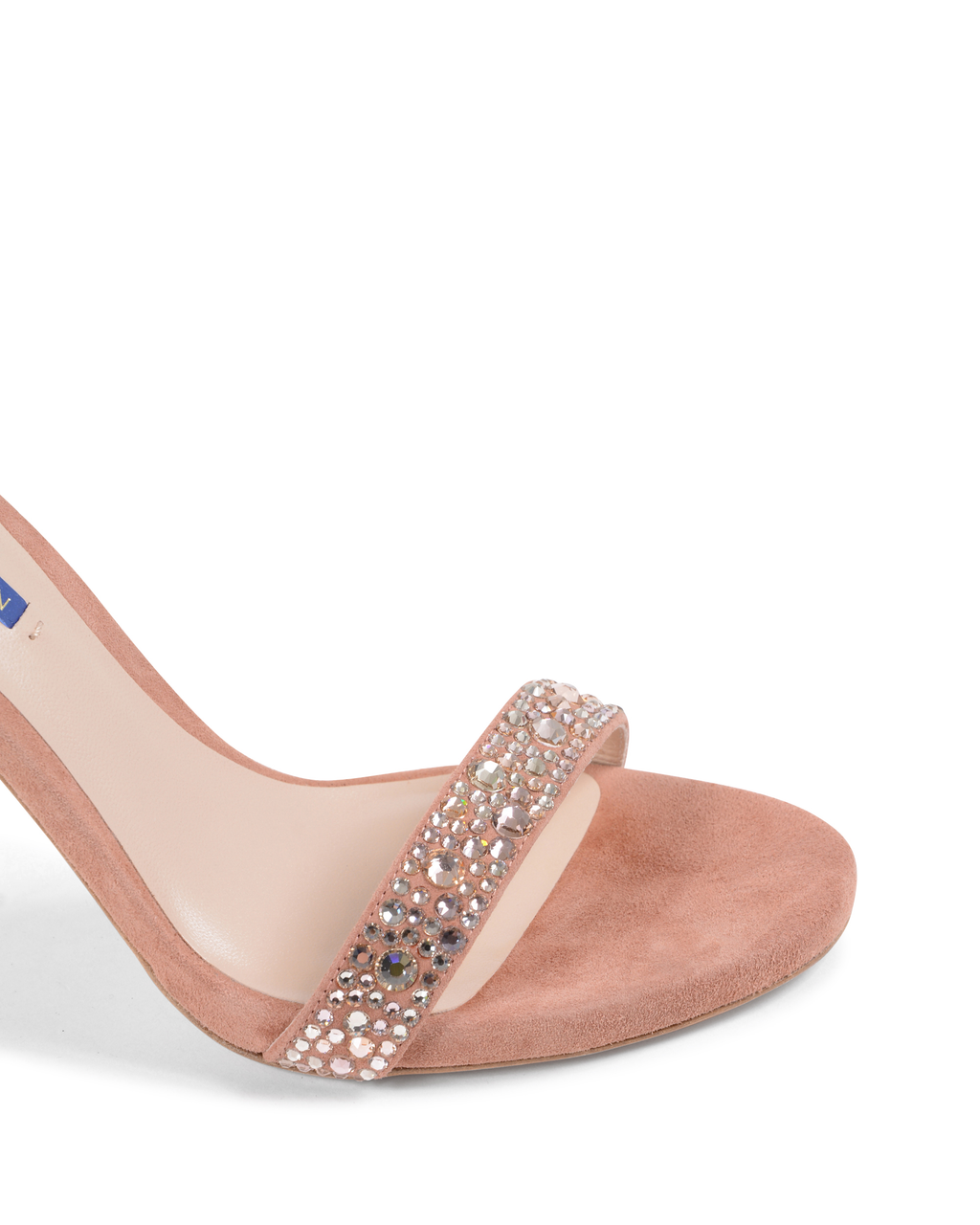 Stuart Weitzman Sandalia con tira al tobillo para mujer Rosa NUDISTSONG