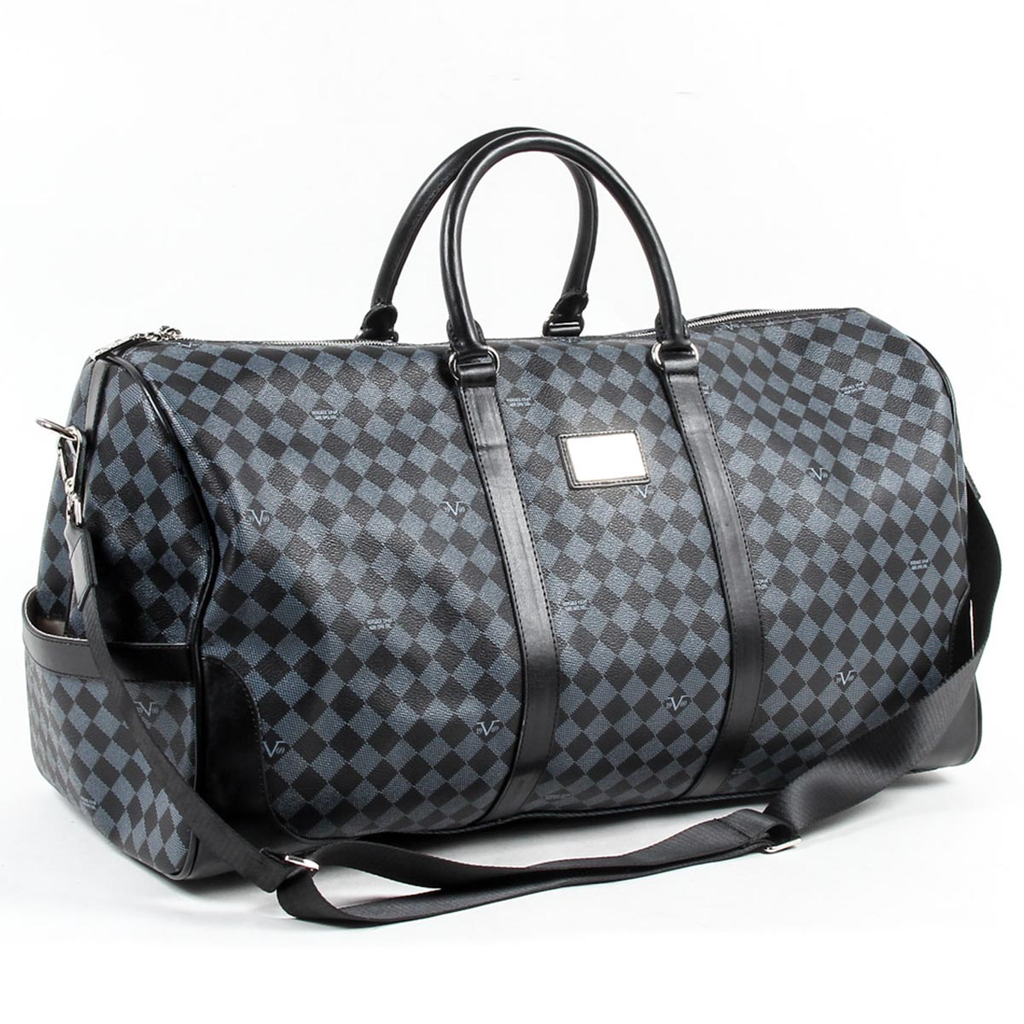 Bolso deportivo para hombre V 1969 Italia V1969018 GRIS NEGRO