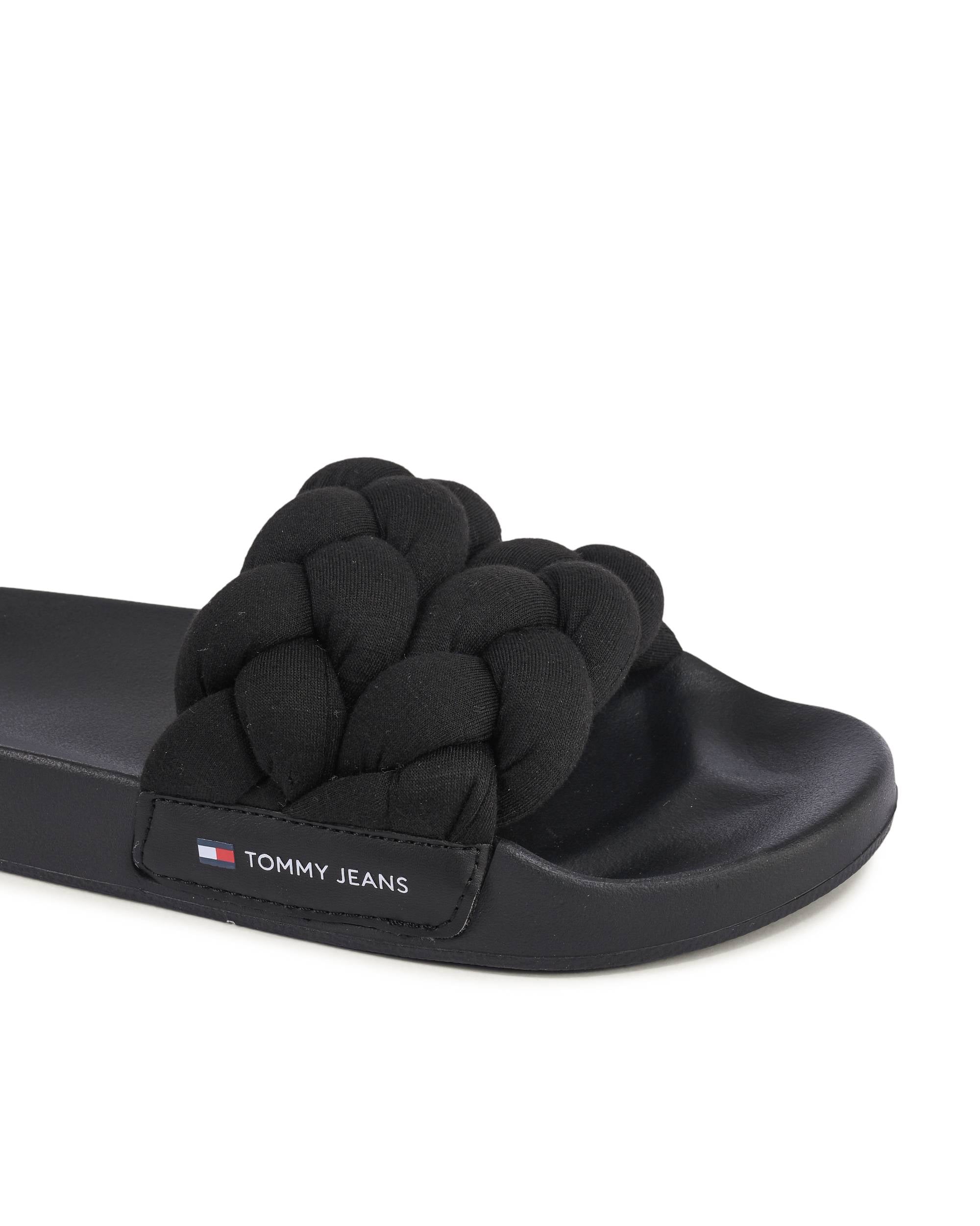 Chanclas Tommy Hilfiger para mujer negras EN0EN02450BDS