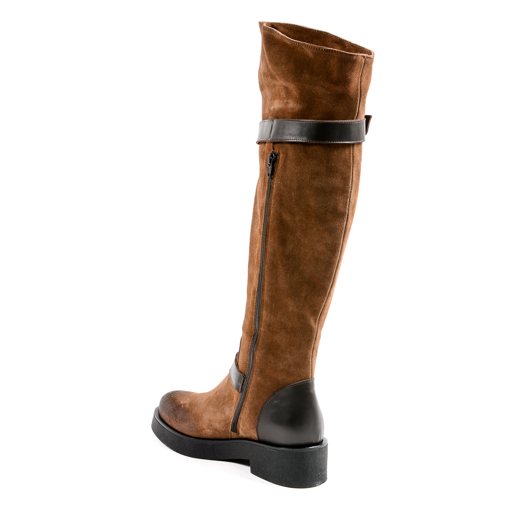 Andrew Charles Womens High Boot Brown ALANIS
