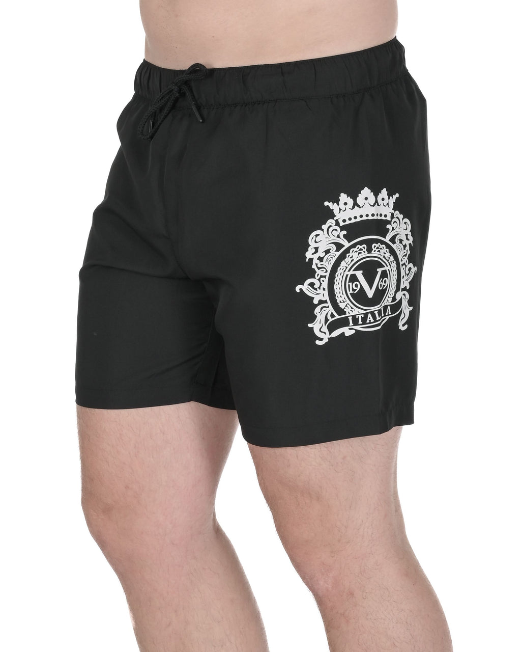 19V69 Italia Mens Swimwear Trunk VSC1MBM06 BLACK