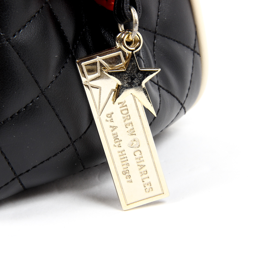 Bolso de mano para mujer Andrew Charles negro DOMINIQUE
