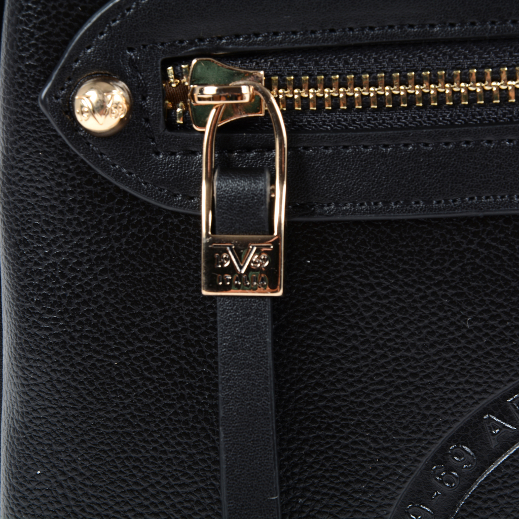 V 1969 Italia Womens Backpack Black SANTORINI