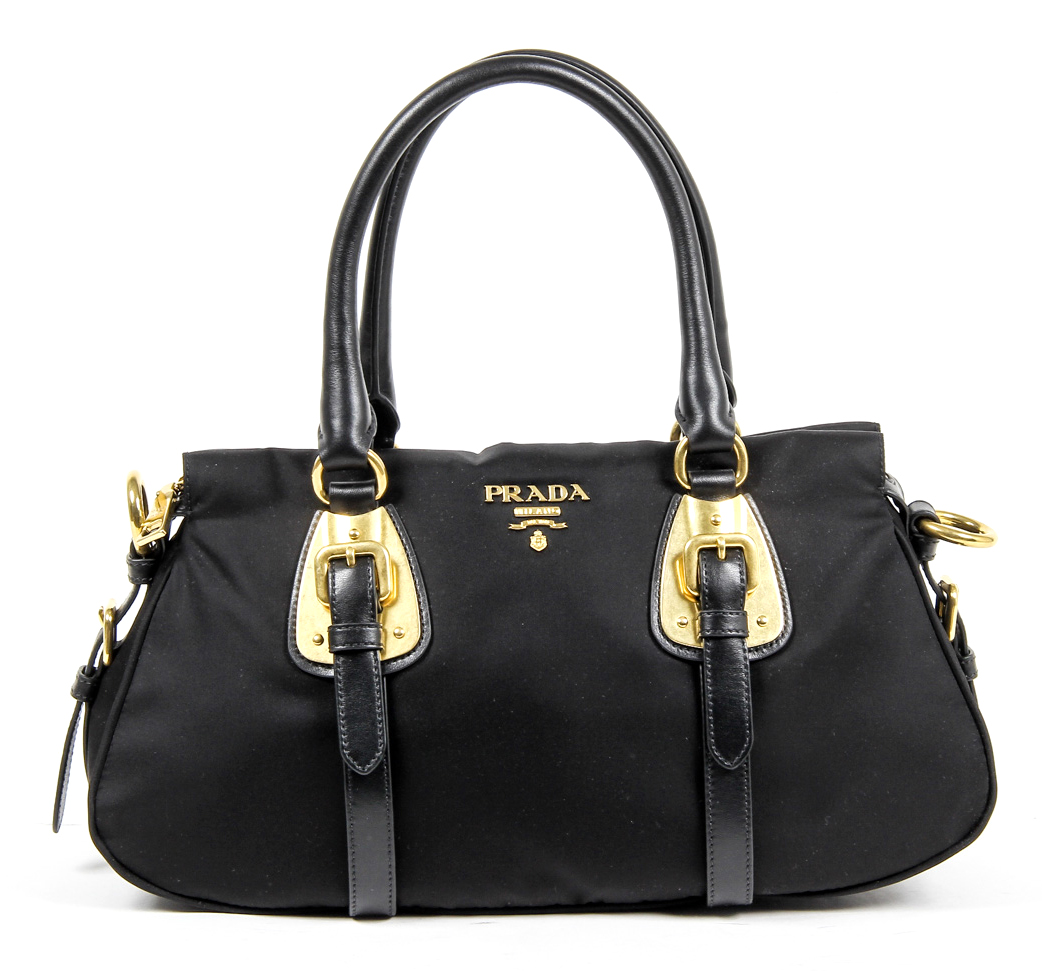 Bolso de mano convertible Prada para mujer BN1903 Tessuto de nailon con asa superior