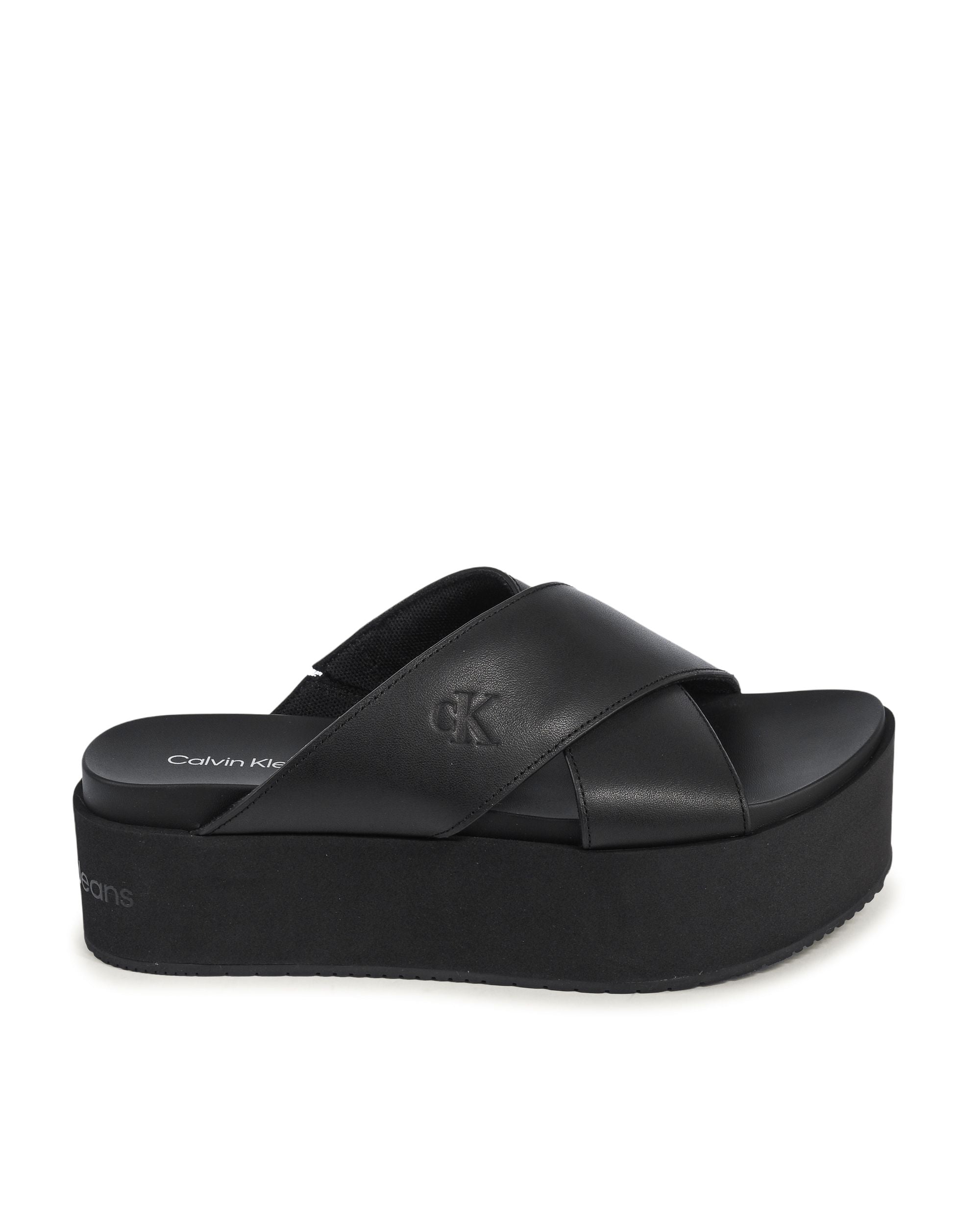Sandalias Calvin Klein para mujer negras YW0YW013490GT