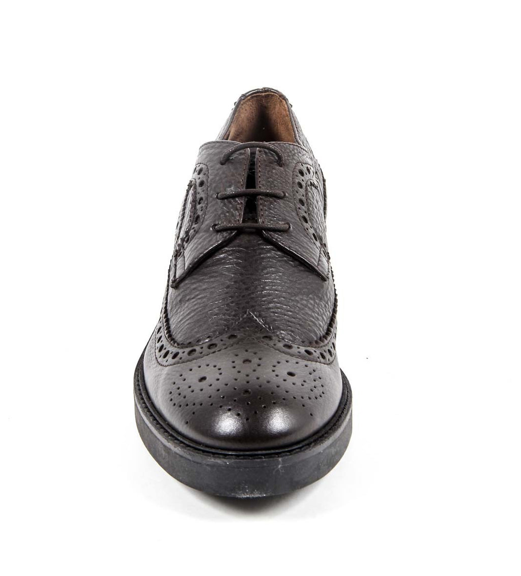 V 1969 Italia Zapato Brogue para Mujer B1670 CERVO T. MORO