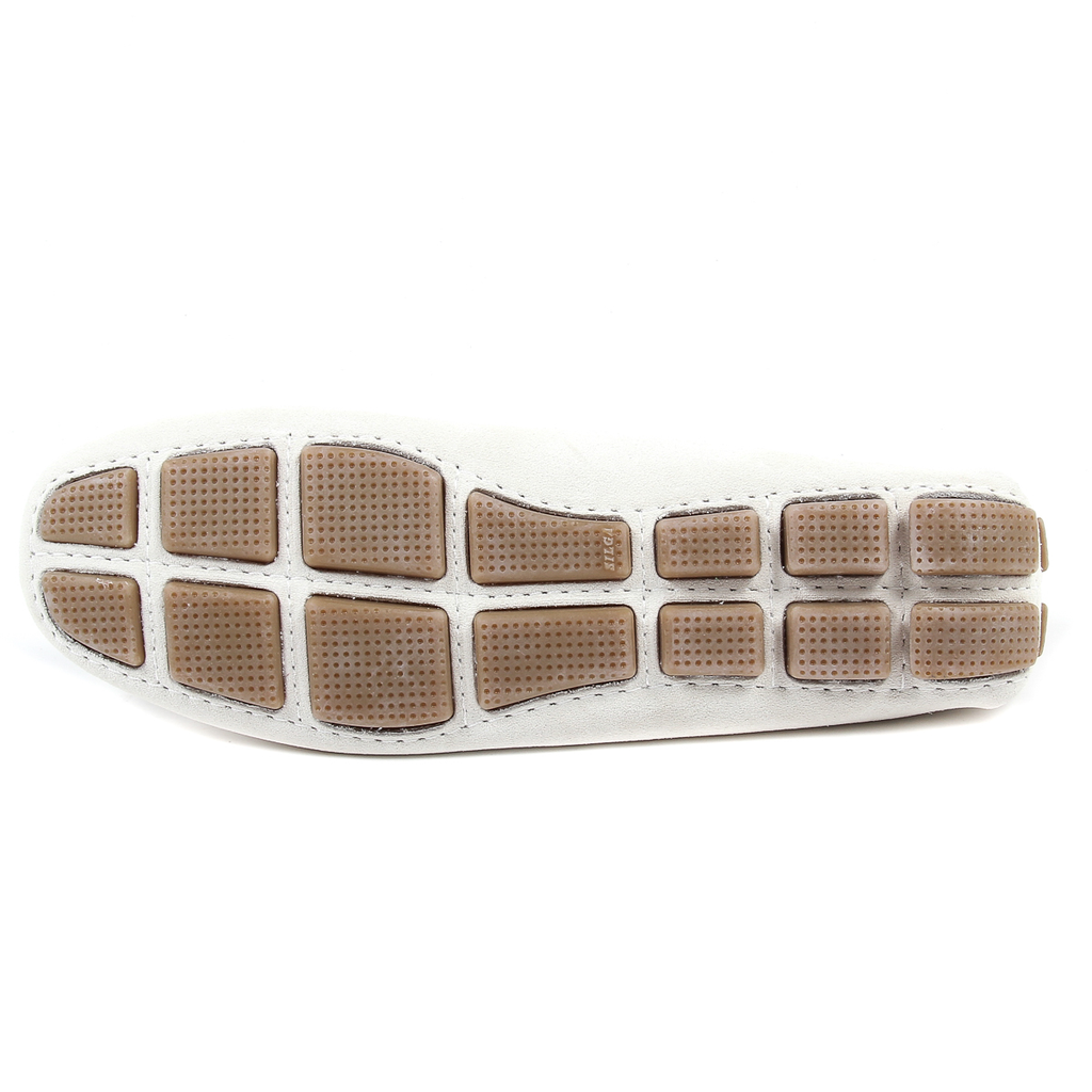 Mocasines V 1969 Italia para mujer, color blanco, AMALFI