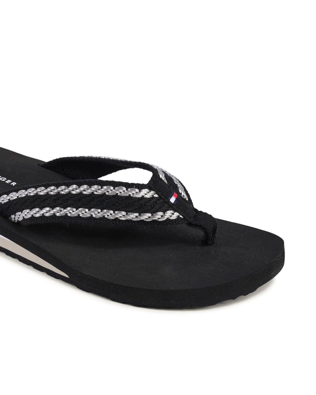 Tommy Hilfiger Womens Flip Flop Black FW0FW07588BDS
