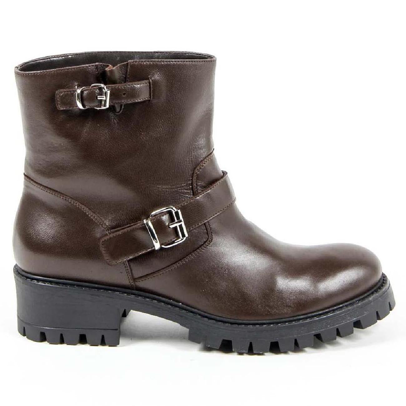 Bota corta para mujer V 1969 Italia B1441 NAPPA T. MORO