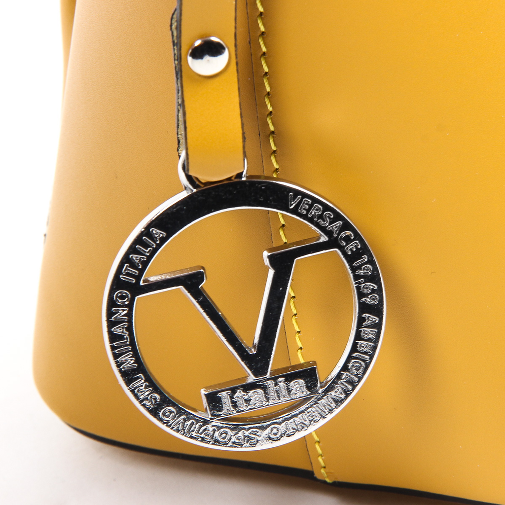 Bolso de mano para mujer V 1969 Italia V003-S RUGA SENAPE