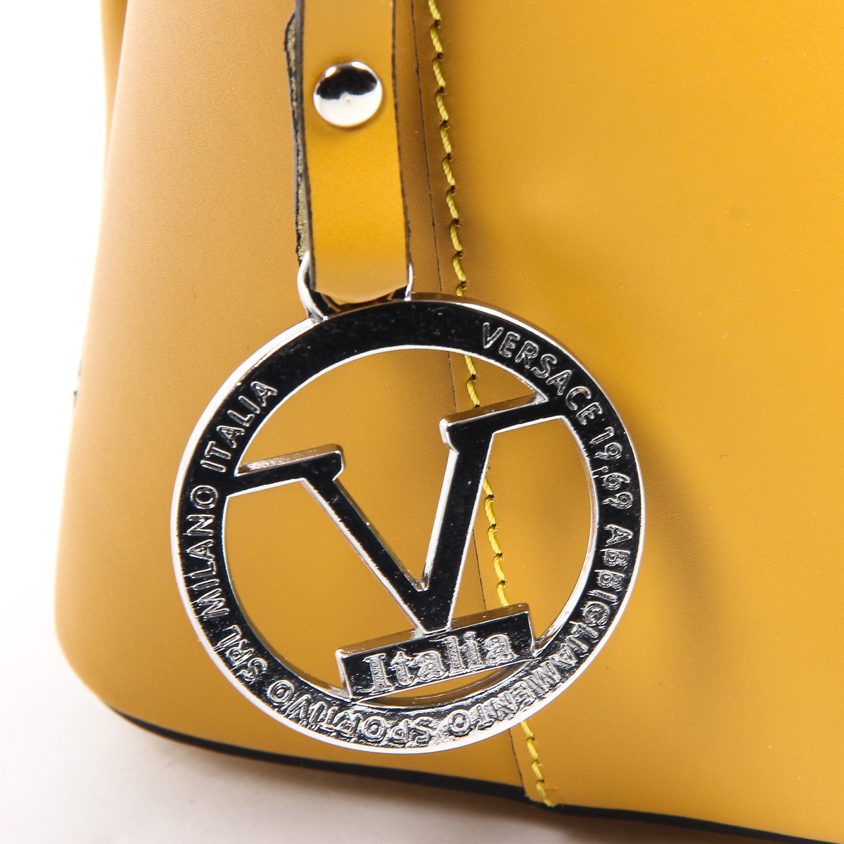 Bolso de mano para mujer V 1969 Italia V003-S RUGA SENAPE
