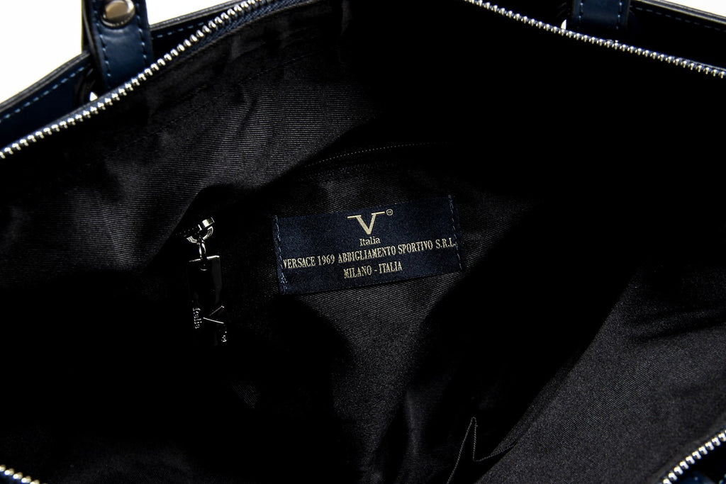 Bolso de mano para mujer V 1969 Italia V009-S RUGA BLU