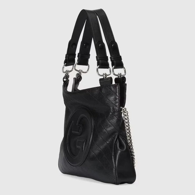 Bolso de mano de cuero Blondie