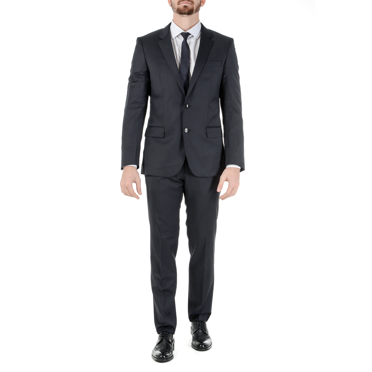 Traje Hugo Boss para hombre azul oscuro, ¡UN GRAN GENIO!