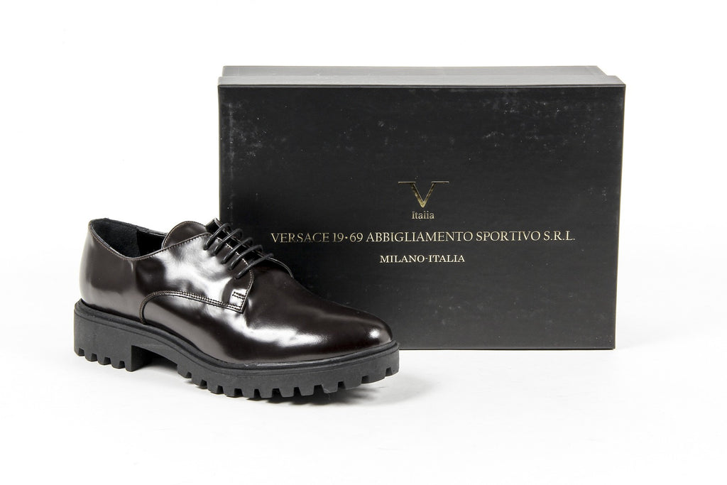 V 1969 Italia Zapato con cordones para mujer C01 ABRASIVATO MORO
