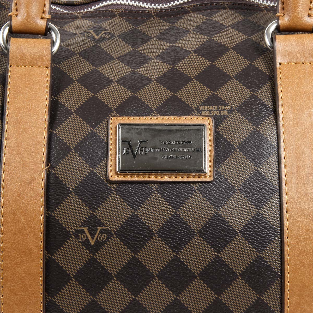 Bolso deportivo para hombre V 1969 Italia V1969018 COFFEE TABA