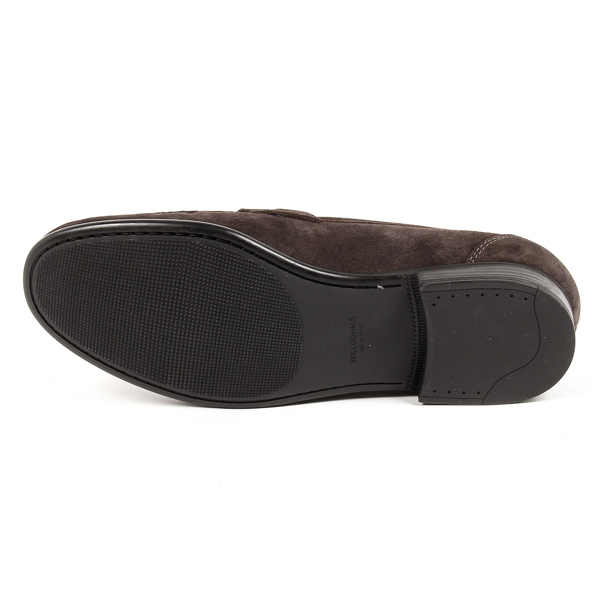 Mocasines V 1969 Italia para hombre, color marrón, LEONARDO