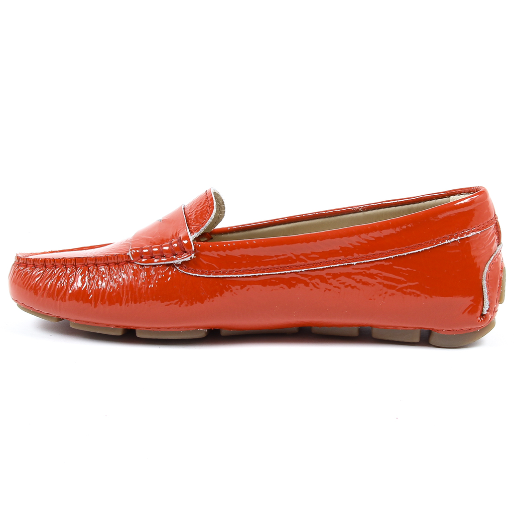 Mocasines V 1969 Italia para mujer, color rojo AMALFI
