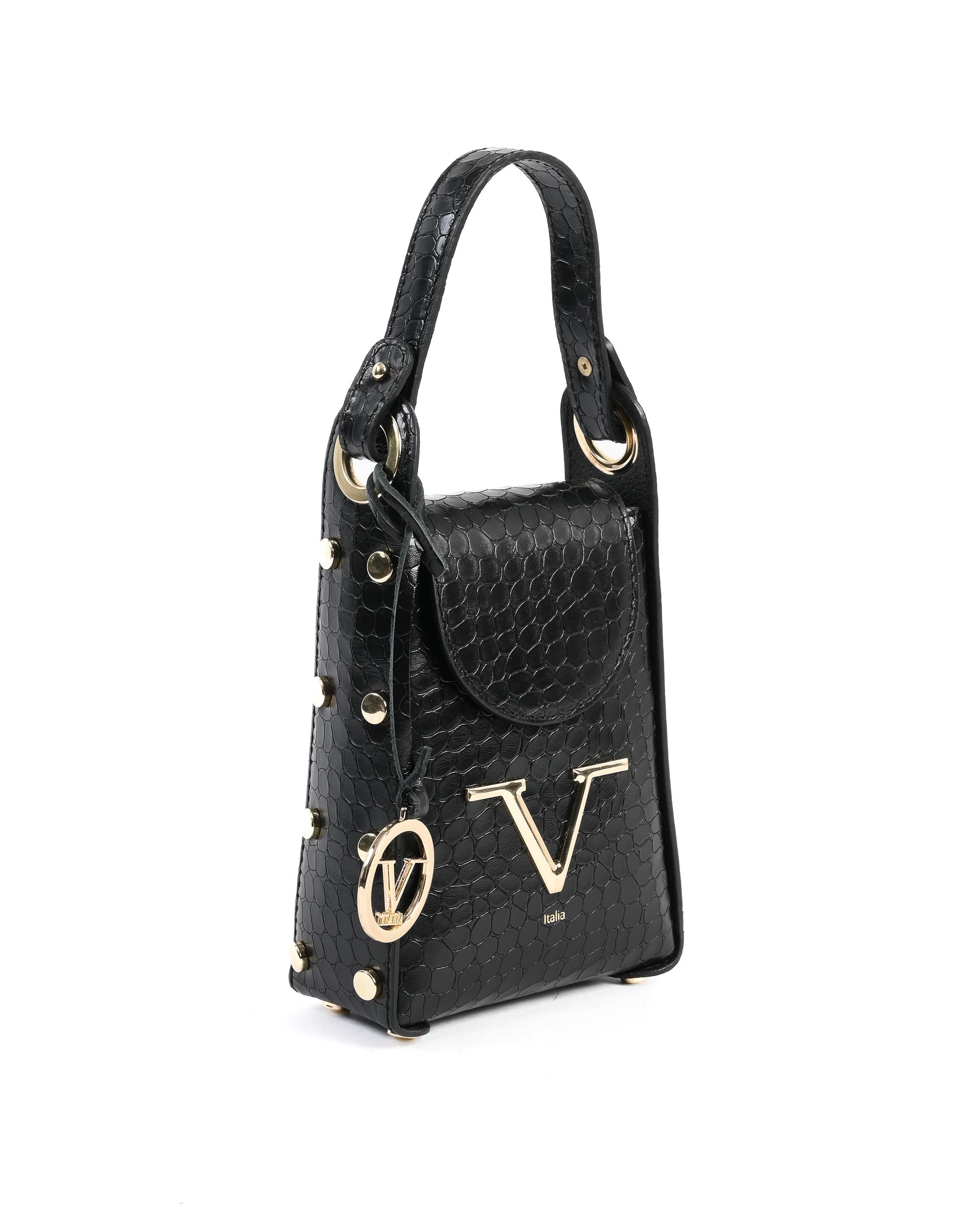 Minibolso V Italia para mujer, negro, V16-COC-BLK