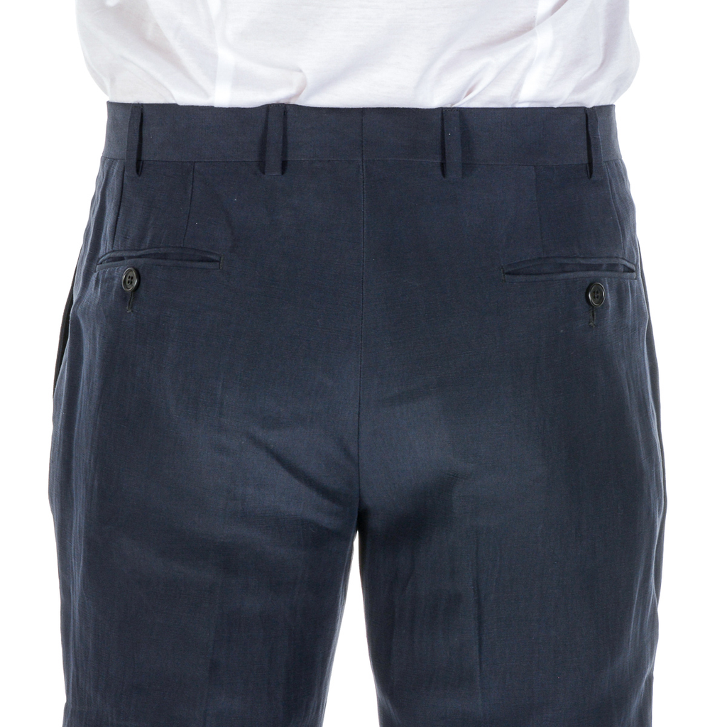 Armani Collezioni Mens Pants Dark Blue