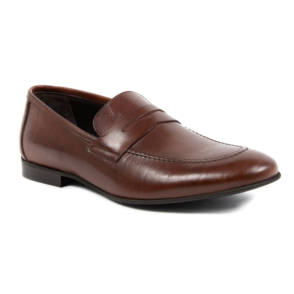 Mocasines V 1969 Italia para hombre, color marrón, ADAM
