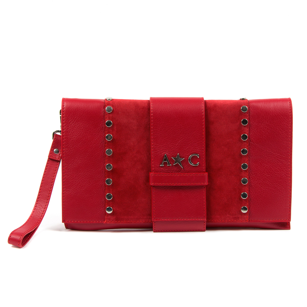 Bolso de mano para mujer Andrew Charles rojo CORY