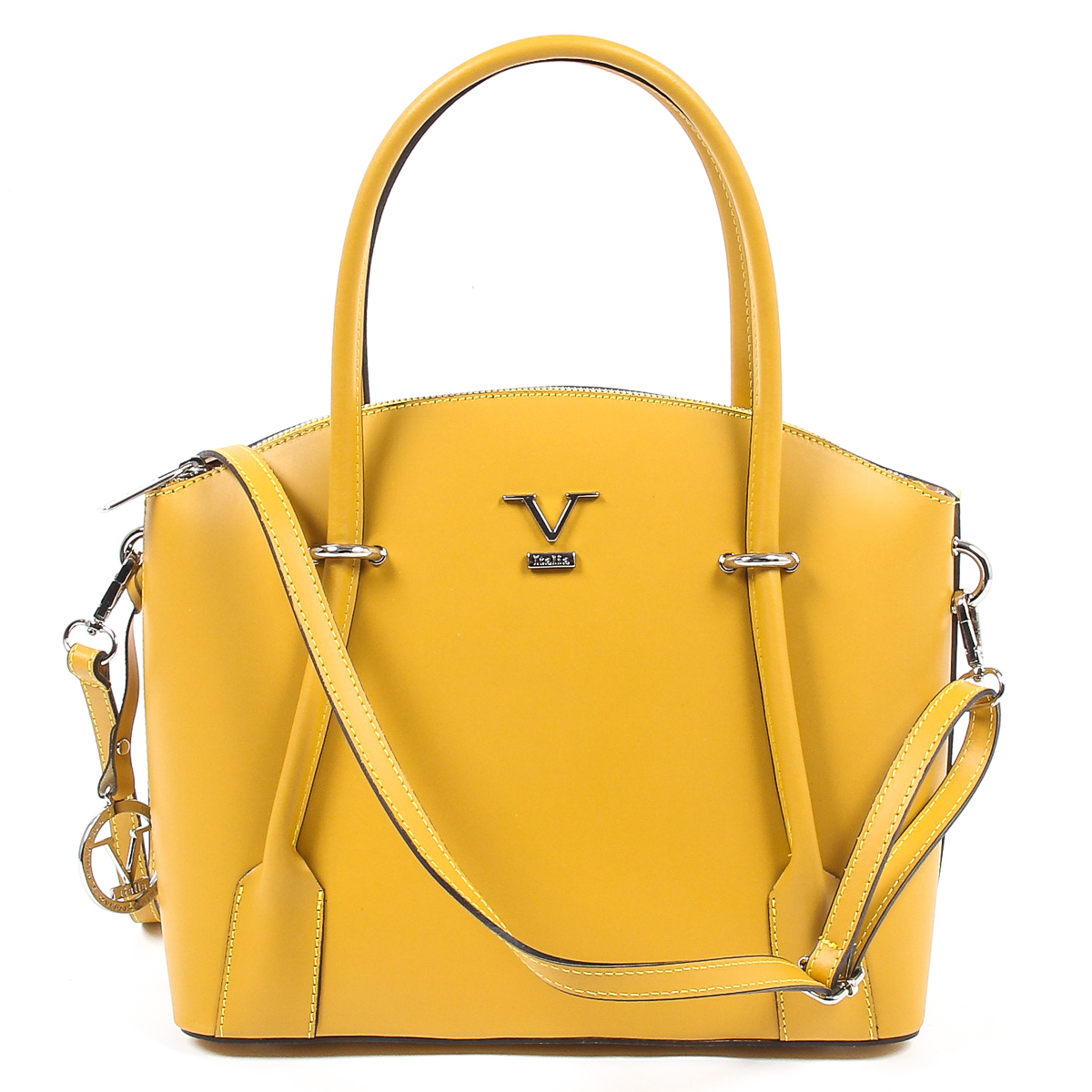 Bolso de mano para mujer V 1969 Italia V003-S RUGA SENAPE