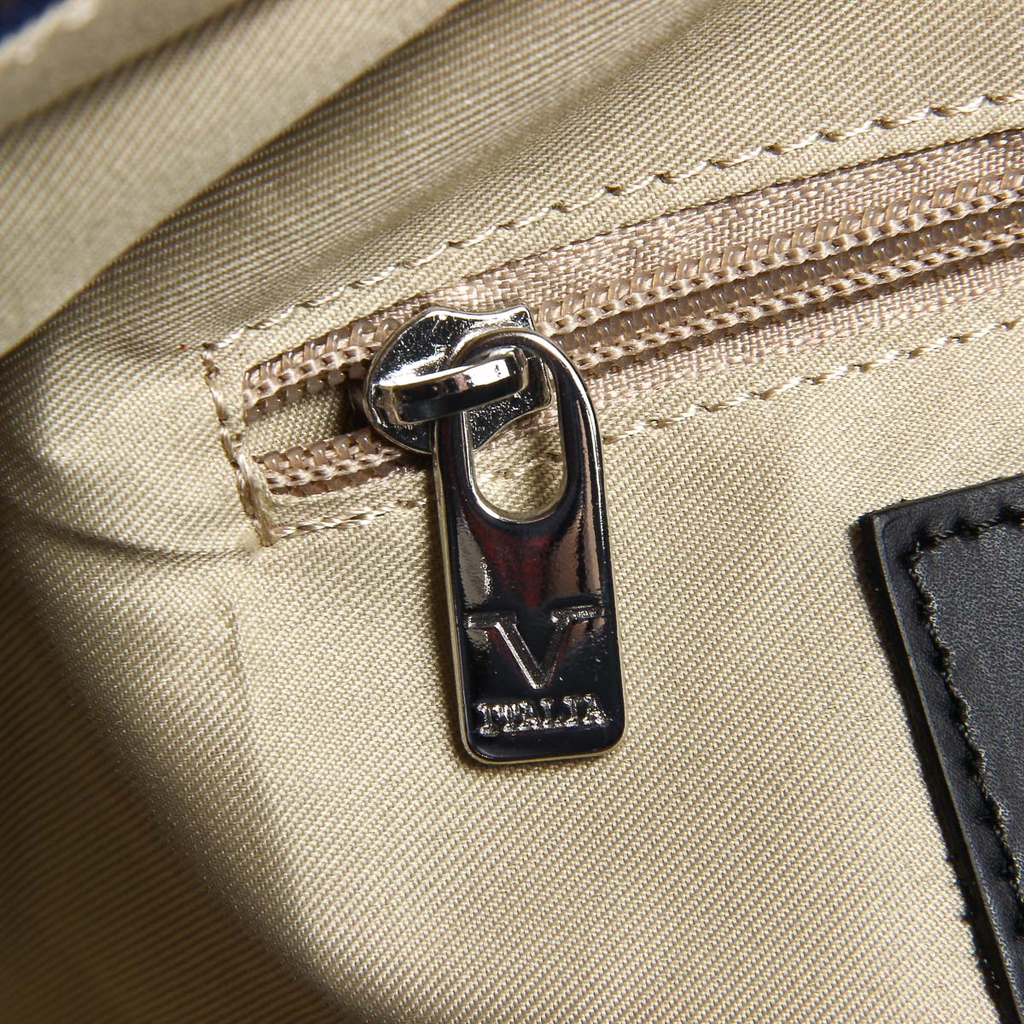 Bolso de mano para mujer V 1969 Italia V008-S RUGA BLU