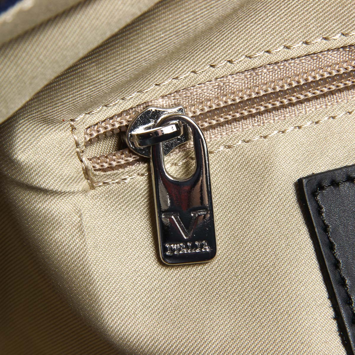 Bolso de mano para mujer V 1969 Italia V008-S RUGA BLU