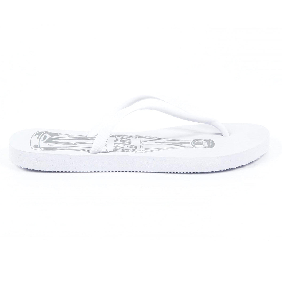 Chanclas de mujer Coca Cola CCA0589 SANDALIA BASIC FEMININA BLANCO