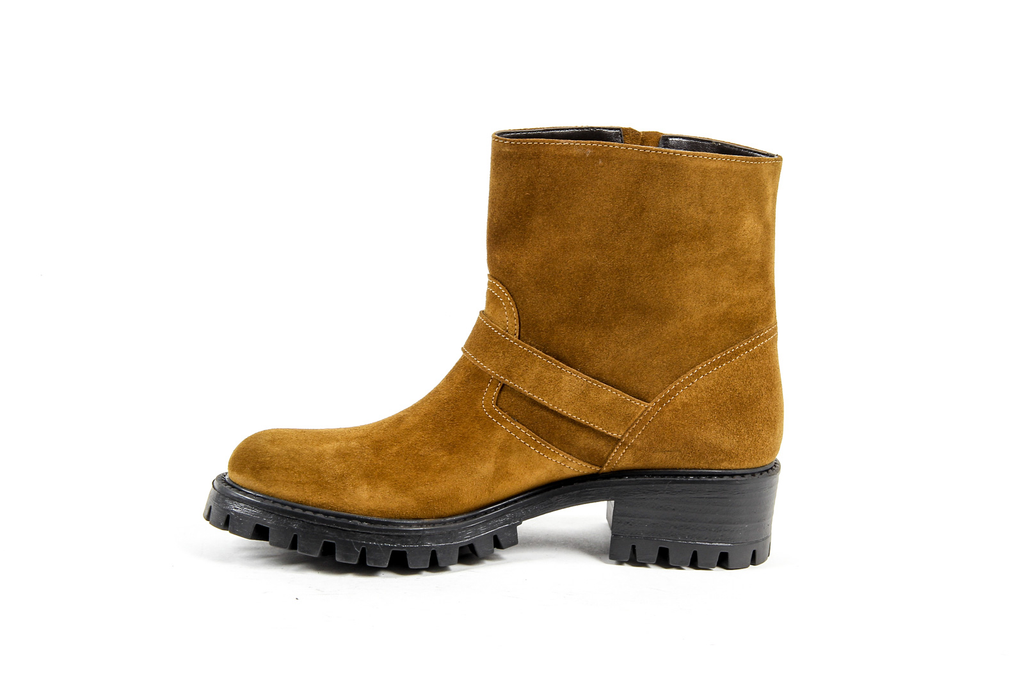 V 1969 Italia Womens Short Boot Brown AMALFI