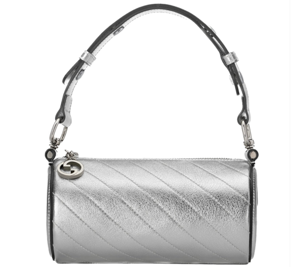 Bolso de hombro de piel Blondie