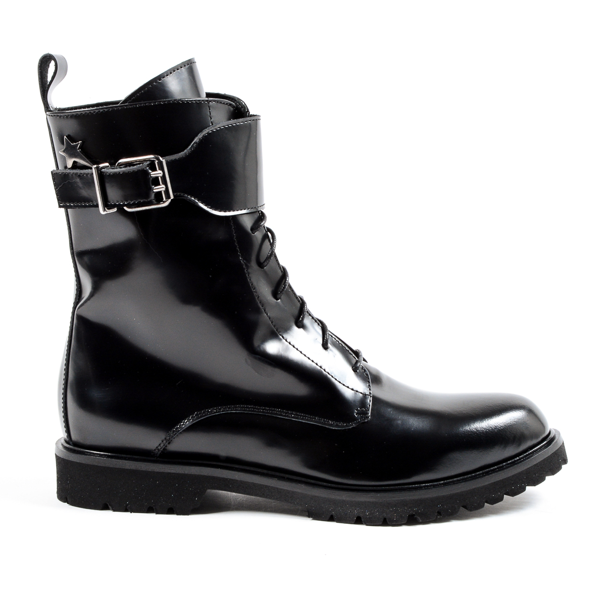 Andrew Charles Womens Short Boot Black ASHLEE