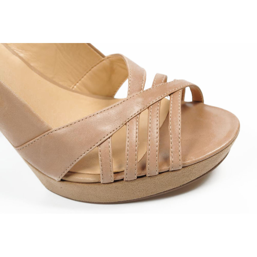 Sandalias Nine West para mujer, color gris topo