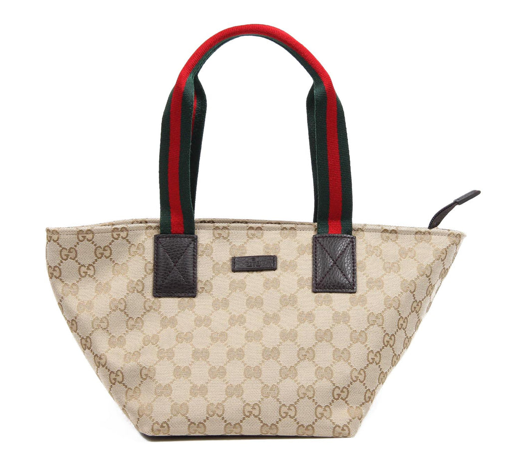 Bolso de mano Gucci Tote con dos asas y logo GG 374433 527066