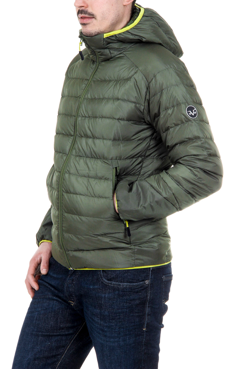 Anorak Hombre V 1969 Italia ARTICO VERDE EJÉRCITO