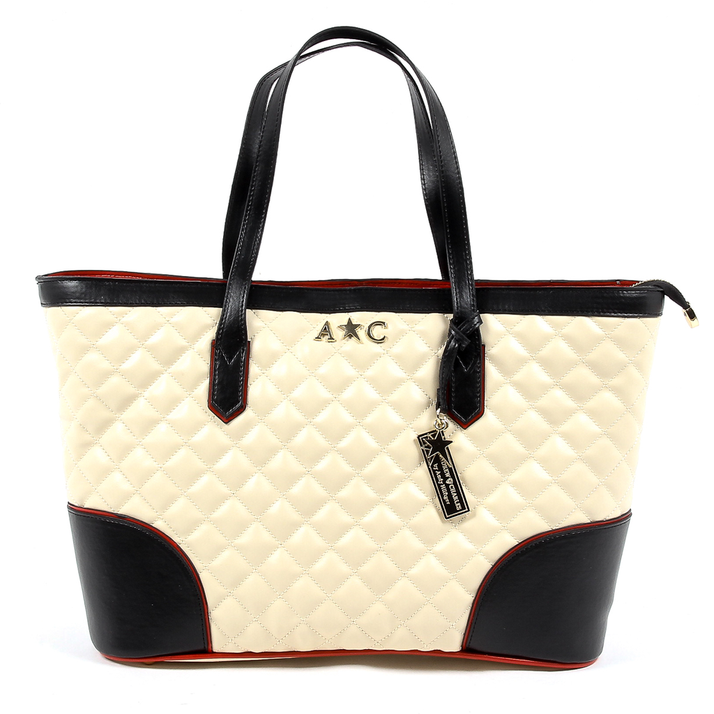 Bolso de mano para mujer Andrew Charles Beige LILLI