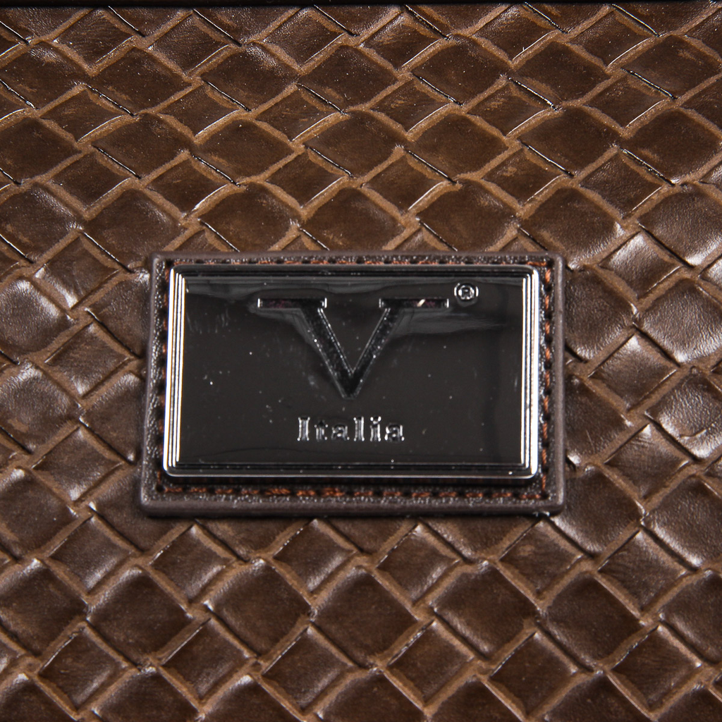 Bolso de mano para hombre V 1969 Italia marrón VANCE