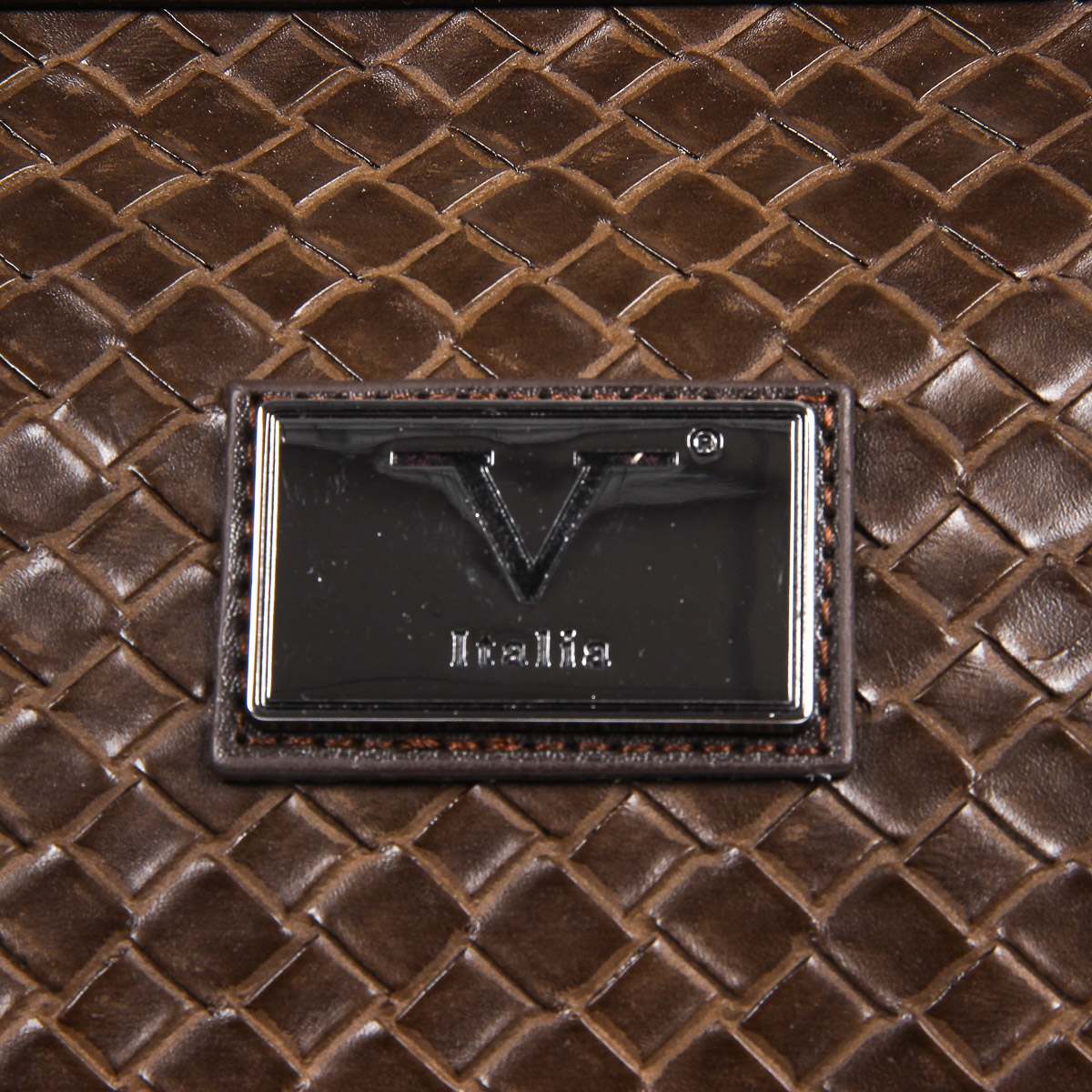 Bolso de mano para hombre V 1969 Italia marrón VANCE