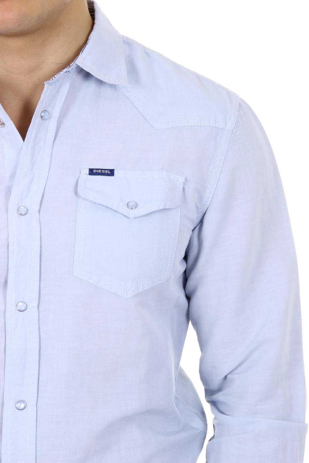 Camisa Diesel de manga larga para hombre S-SULFA 00SGDV 0LAEB 88P