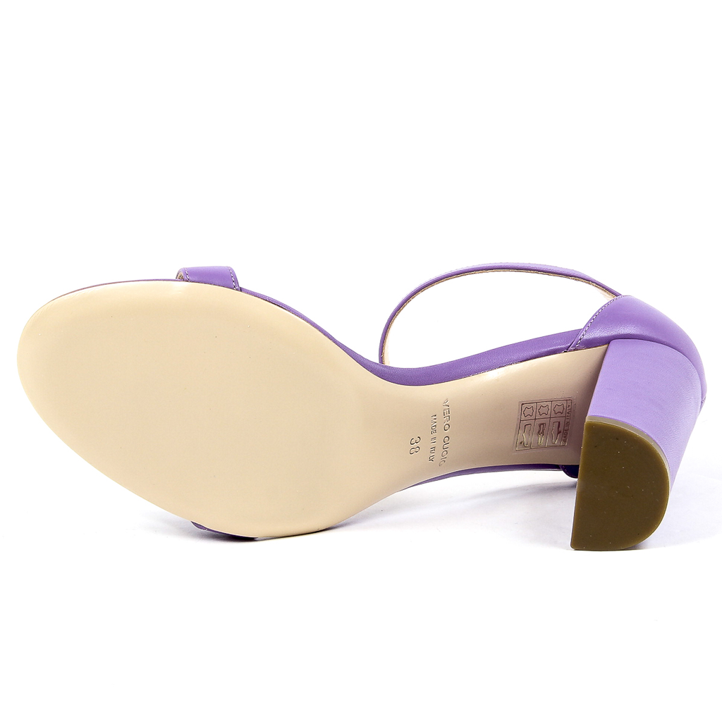 Andrew Charles Womens Sandal Lilac EMMA