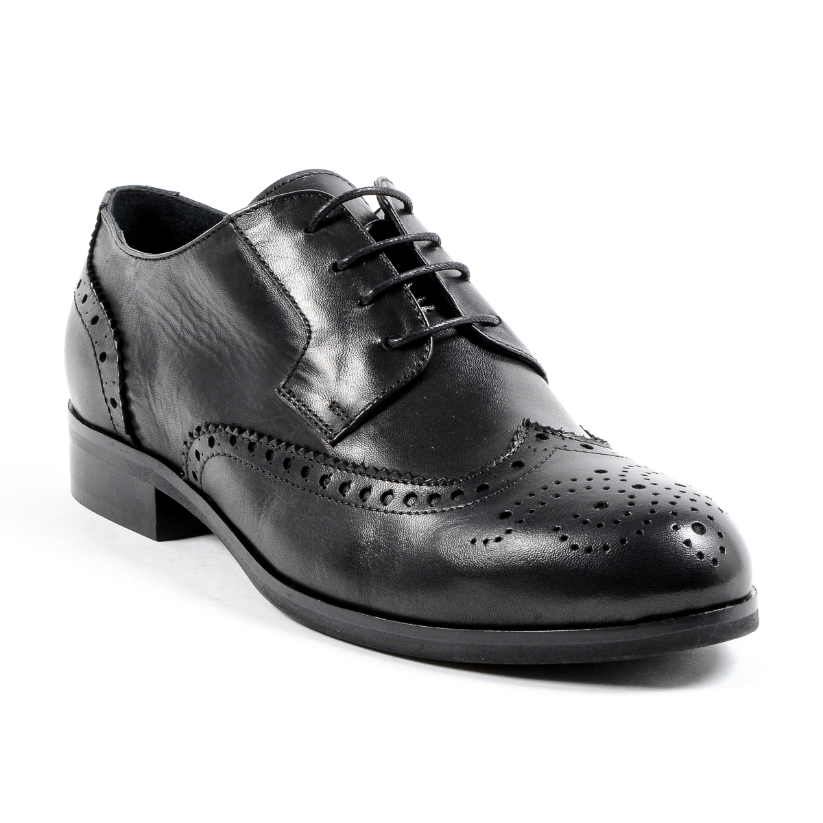 V 1969 Italia Zapato Brogue para Mujer Negro SULLY