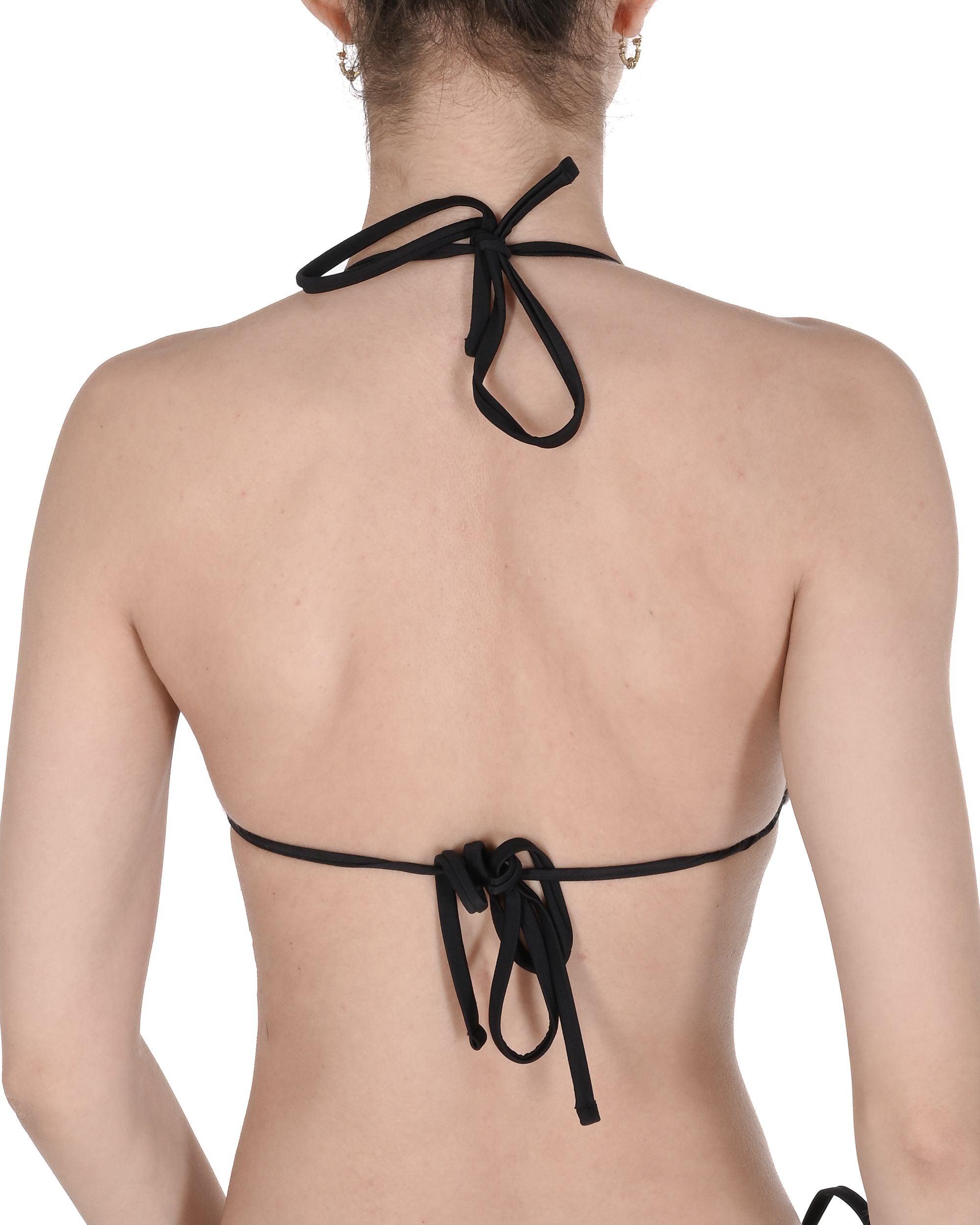 19V69 Italia Womens Swimwear Top VSC1WTP06 BLACK WHITE