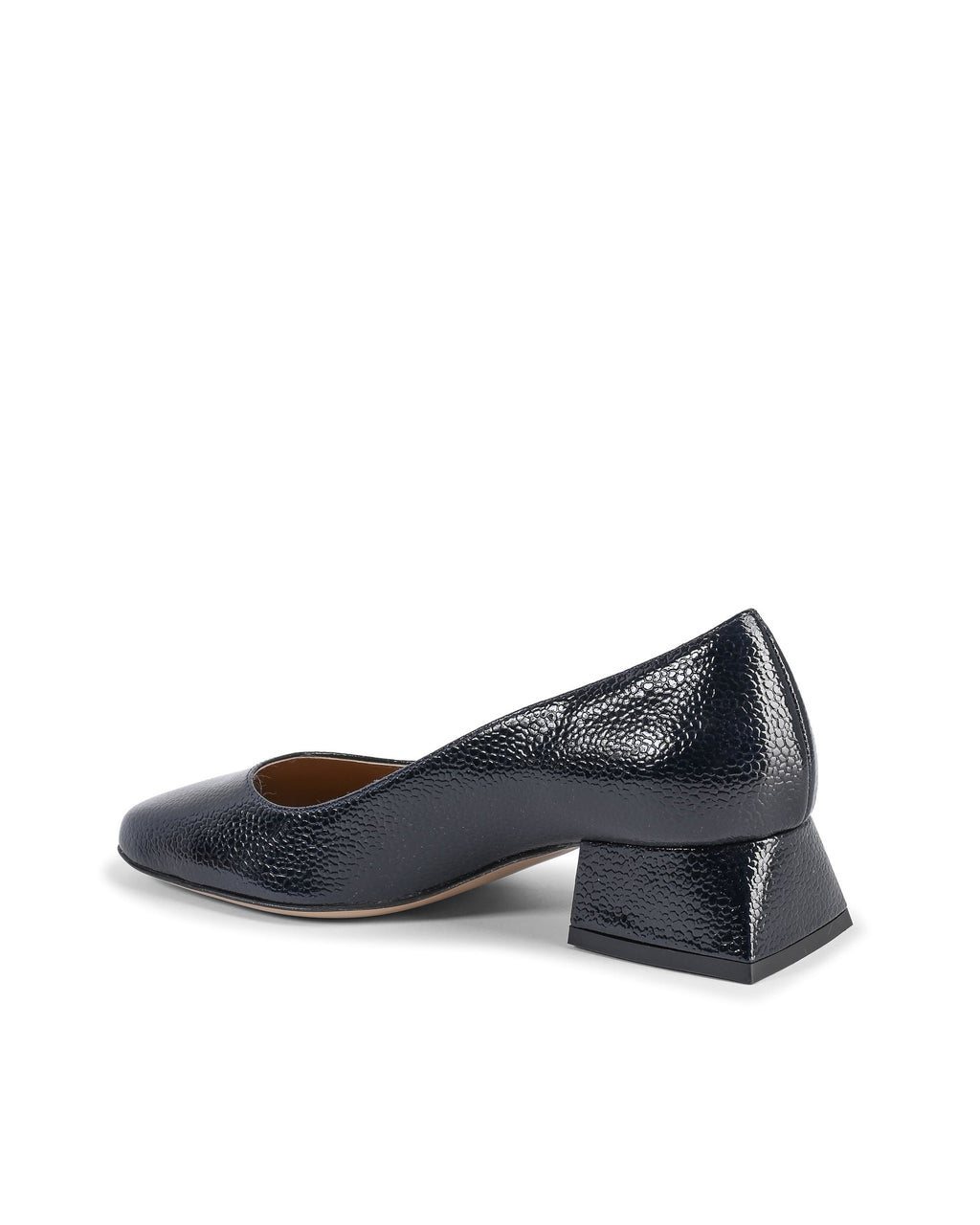 19V69 Italia Womens Heeled Ballerina SOFIA BOTTALATO BLU SCURO