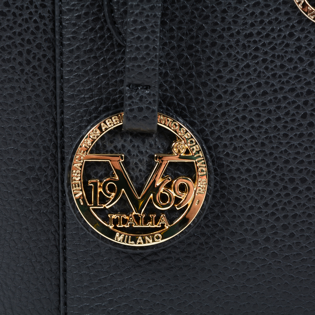 V 1969 Italia Womens Handbag Black KIEV