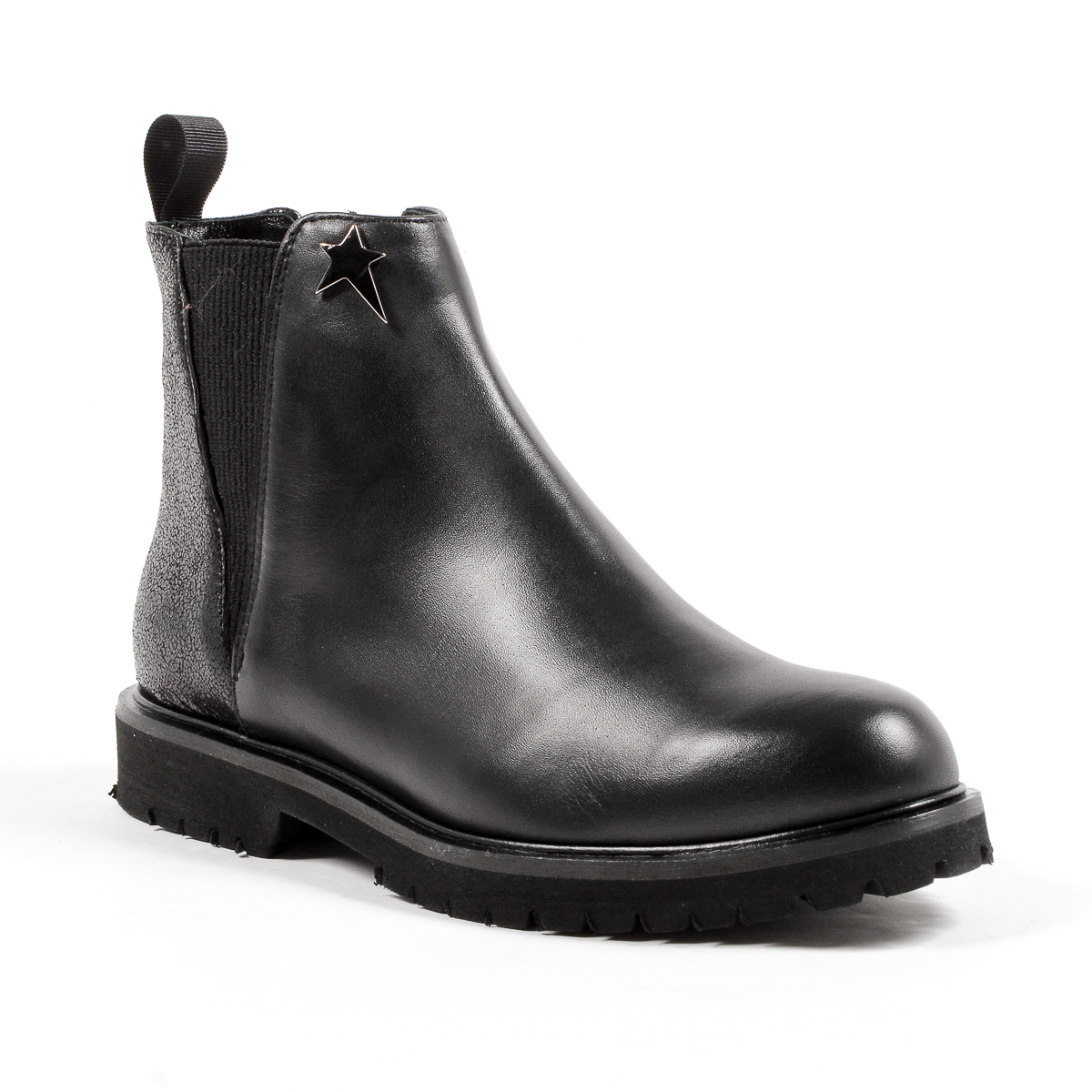 Andrew Charles Womens Ankle Boot Black CHRISTINA