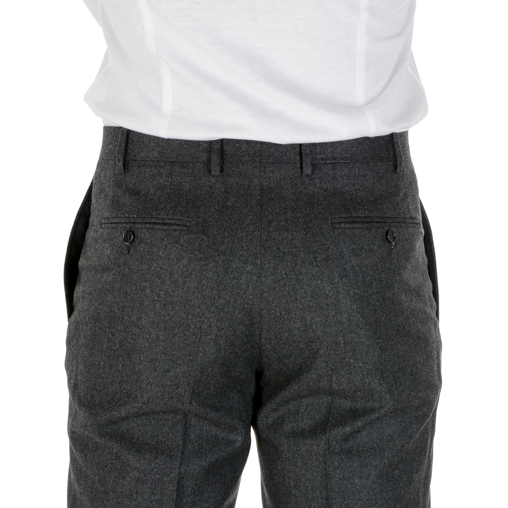 Canali Mens Pants Dark Grey