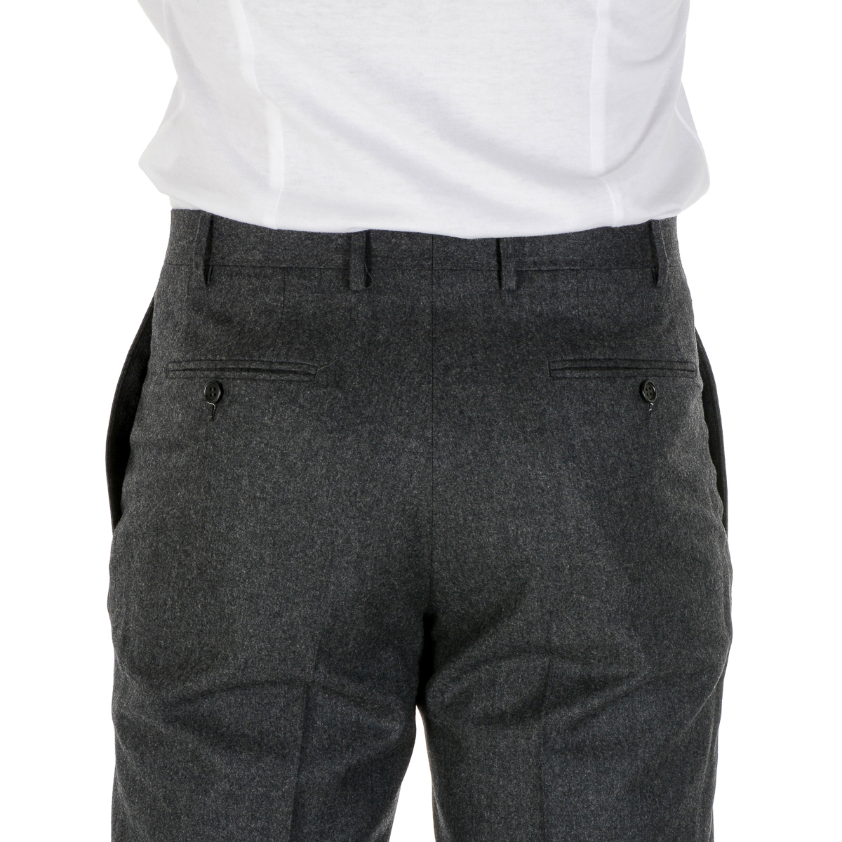 Canali Mens Pants Dark Grey