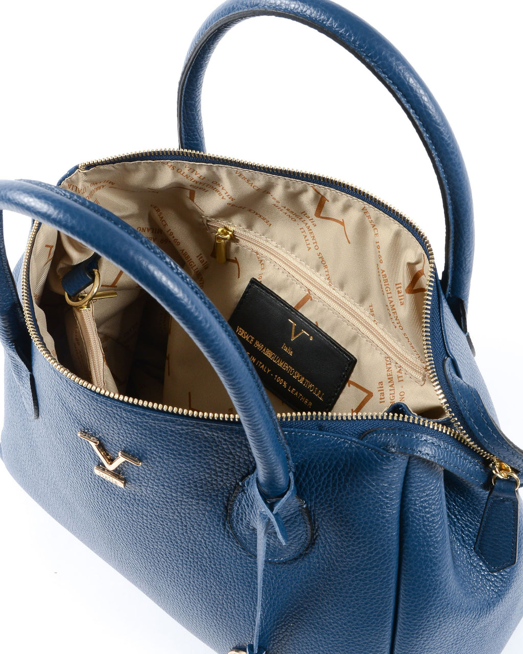 Bolso de mano para mujer V Italia Azul VE1998 DOLLARO BLUE JEANS