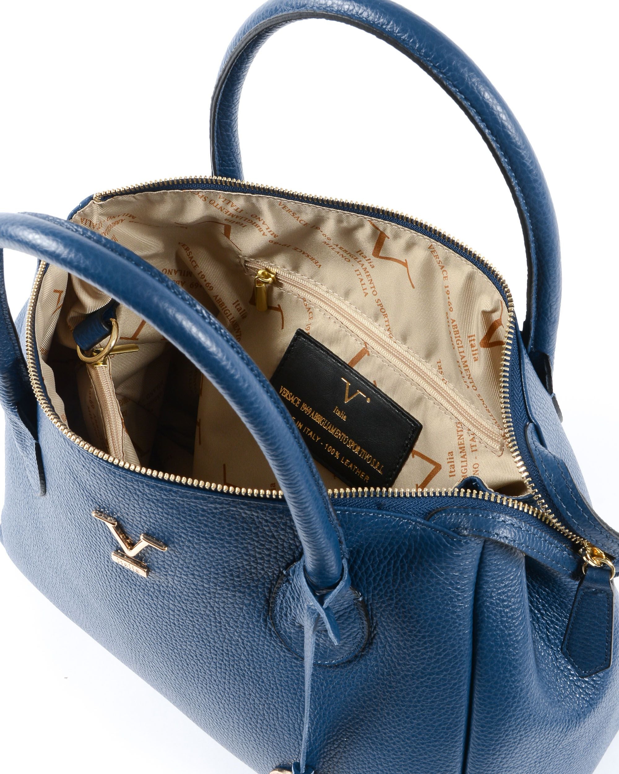 Bolso de mano para mujer V Italia Azul VE1998 DOLLARO BLUE JEANS